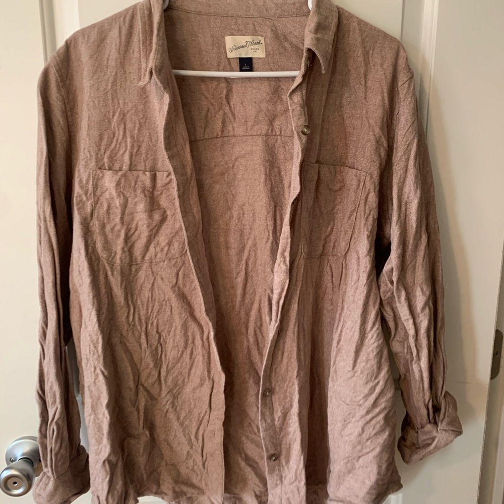 Flannel button-up universal thread SHACKET/ SHIRT - L